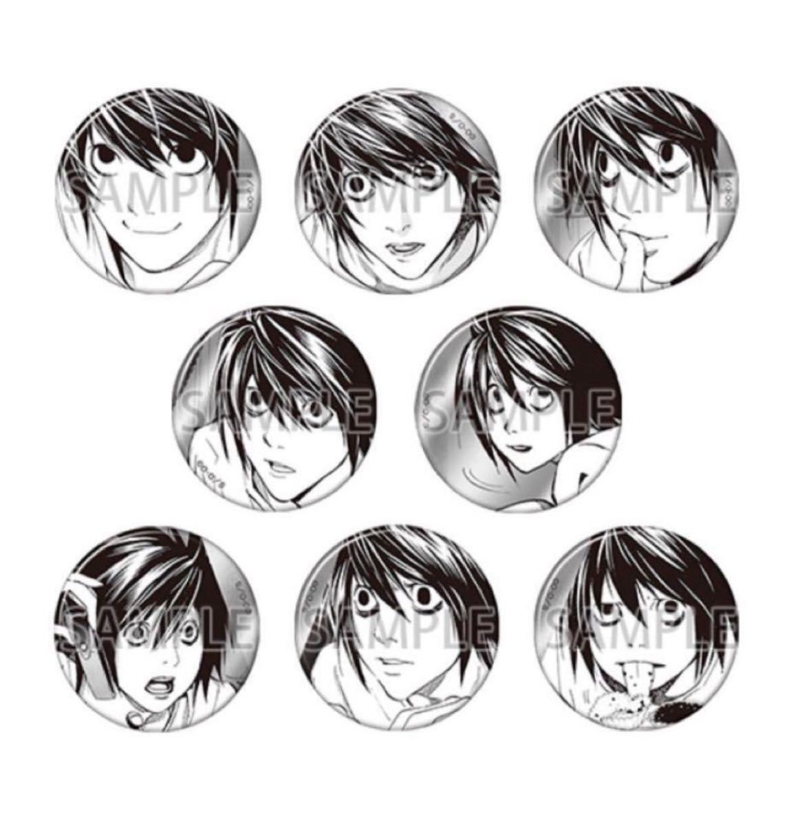 デスノート展 DEATH NOTE 推しキャラバッジコレクション L 1BOX 缶