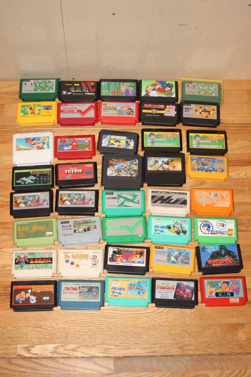 Yahoo!オークション - 送料込 初代ファミコン用 カセットまとめて40本