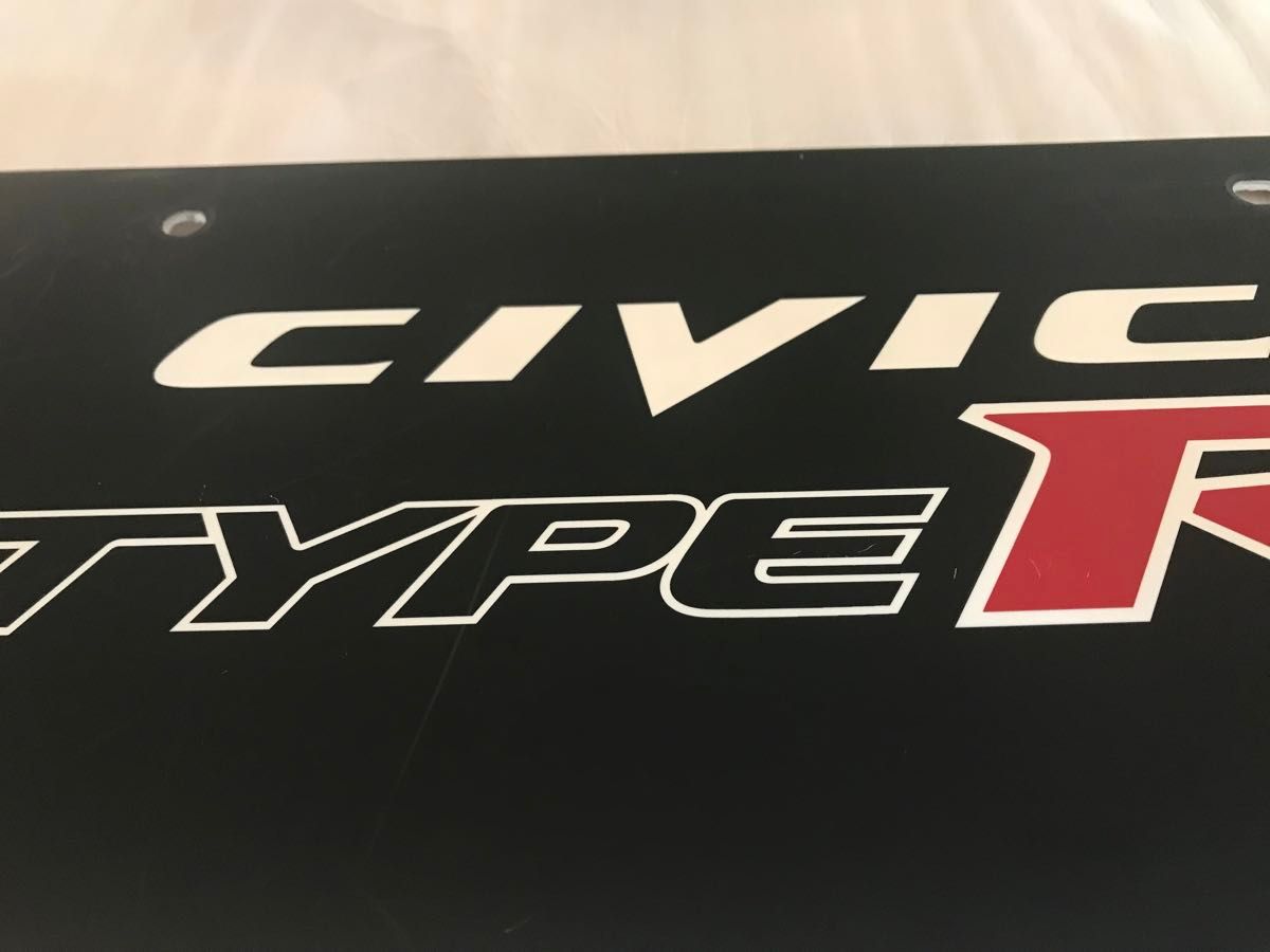 HONDA「CIVIC TYPE R マスコット ナンバープレート 1枚」シビック
