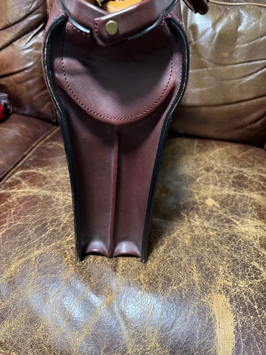 万双 マンソウ ダレスバッグ ボルドーカラー｜Yahoo!フリマ（旧PayPay