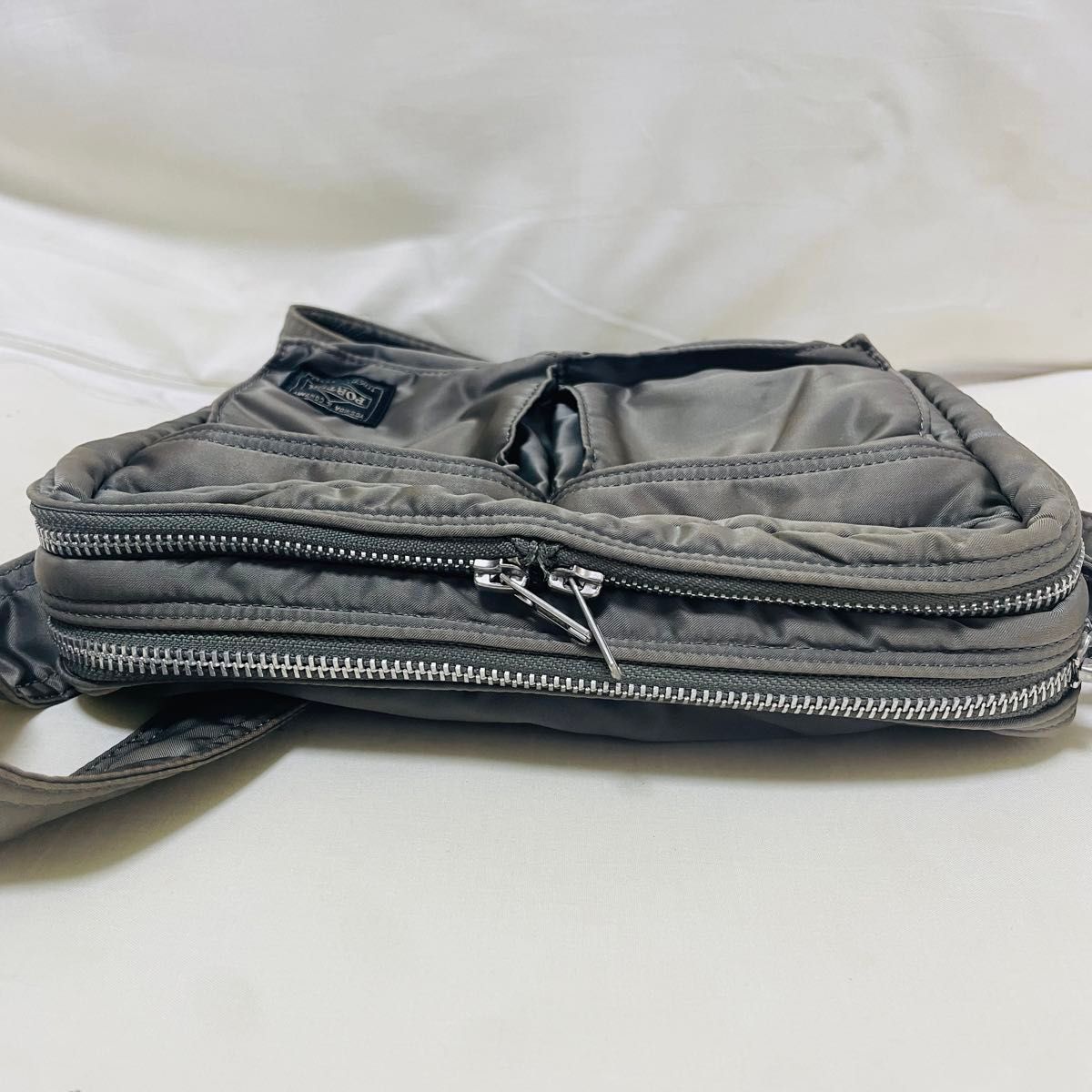 激レア ポーター PORTER タンカー ショルダーバッグ シルバーグレー