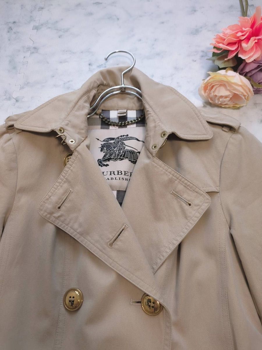 BURBERRY バーバリー 金ボタン トレンチコート ノバチェック｜Yahoo