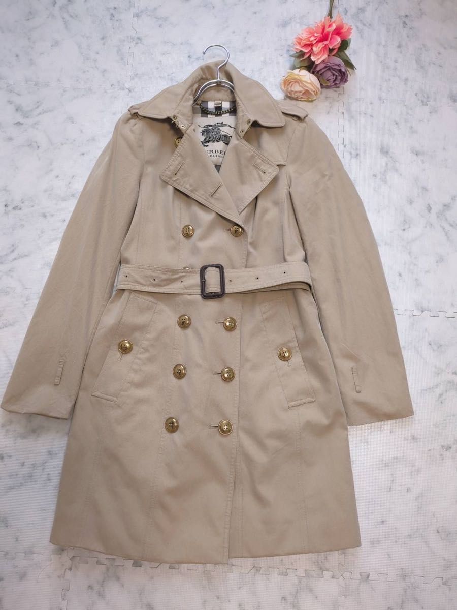 BURBERRY バーバリー 金ボタン トレンチコート ノバチェック｜Yahoo