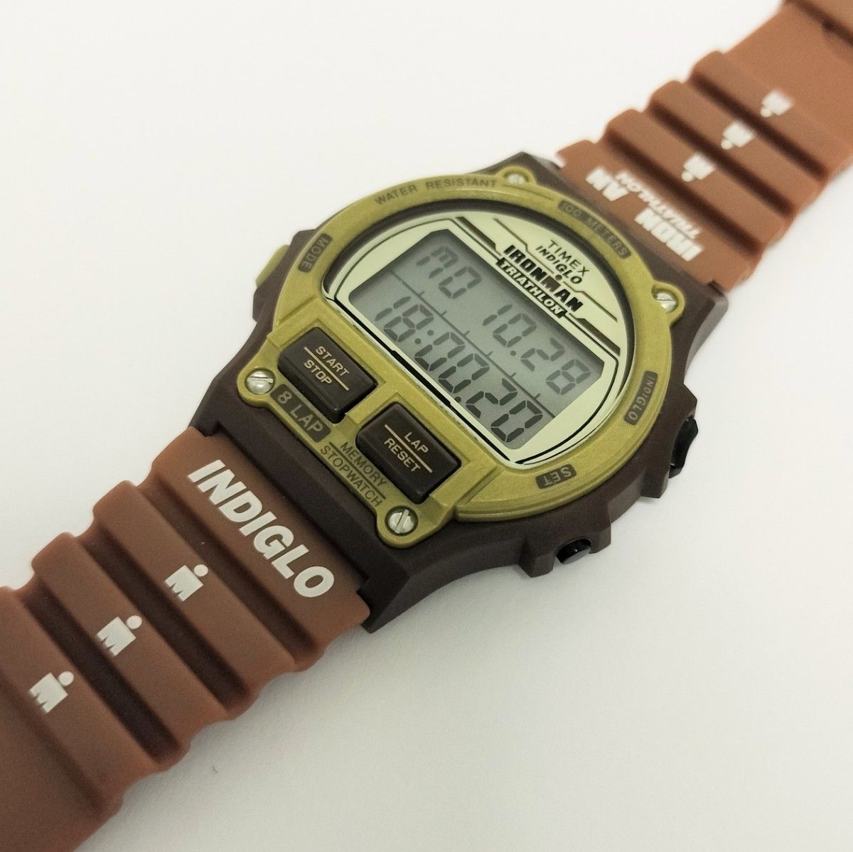 美品 限定色サファリ TIMEX タイメックス IRONMAN アイアンマン