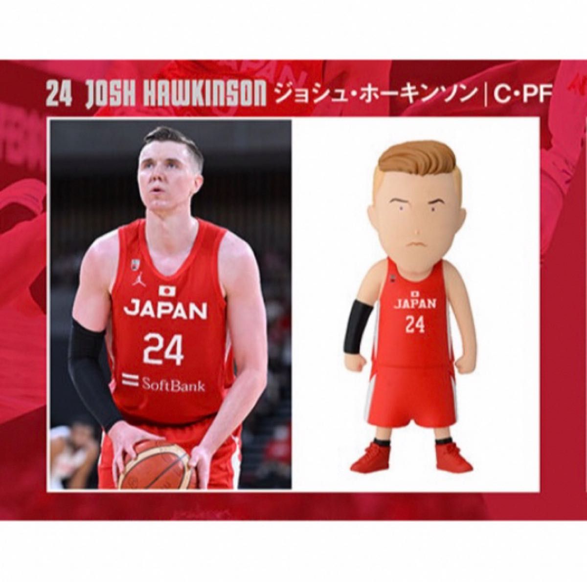 ジョシュ ホーキンソン フィギュア アカツキジャパン サンロッカーズ