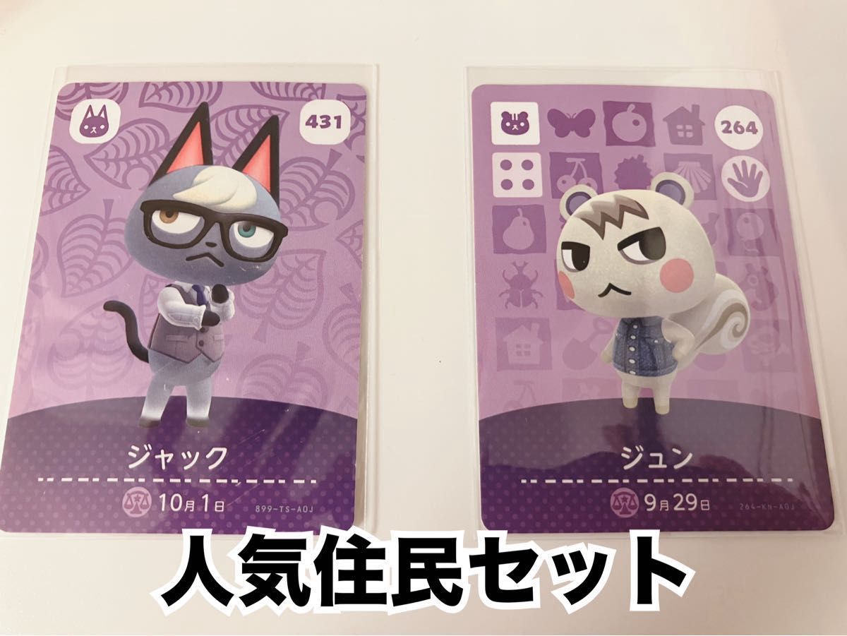 あつ森 amiiboカード ジュン ジャック 2枚セット｜Yahoo!フリマ（旧