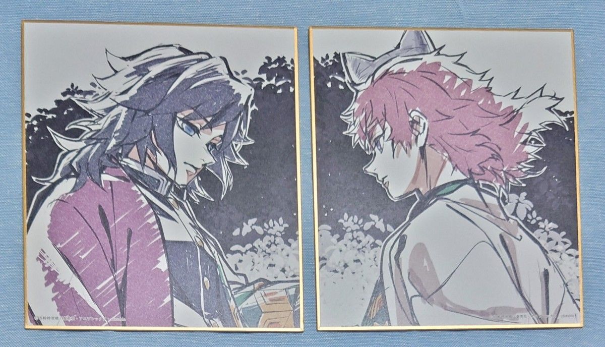 鬼滅の刃 ufotable 柱稽古編 ミニ色紙 冨岡義勇 錆兎｜Yahoo!フリマ