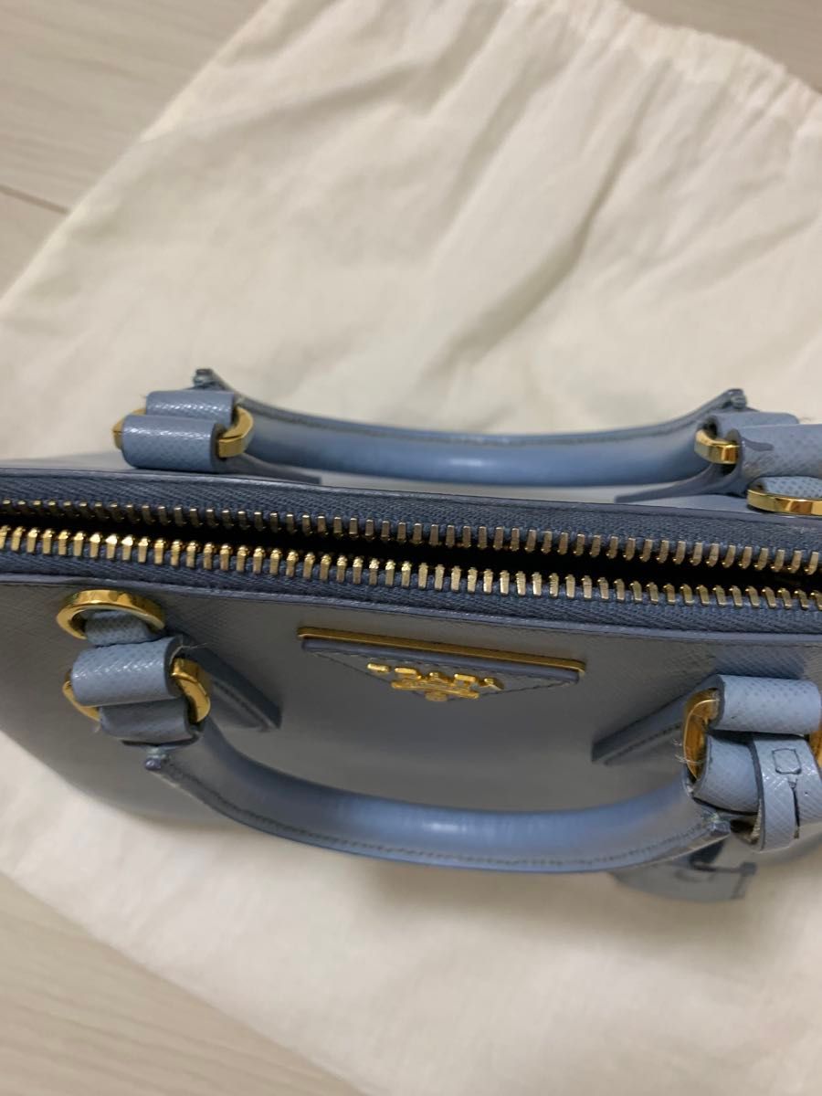 PRADA SAFFIANO LUX プラダ ライト ブルー サフィアーノバッグ ASTRALE