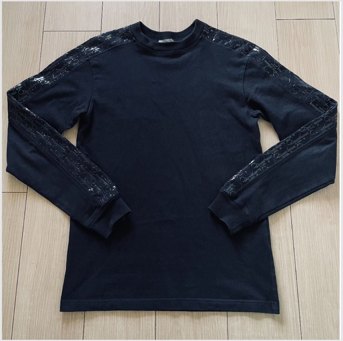 朝*裕様 ディオール スウェットシャツ サイドテープ オブリーク 黒