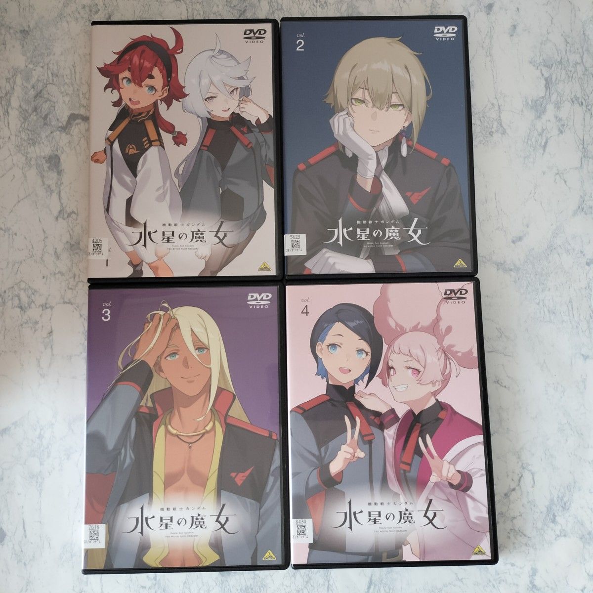 DVD 機動戦士ガンダム 水星の魔女 1期 2期 全8巻 新品ケース付｜Yahoo
