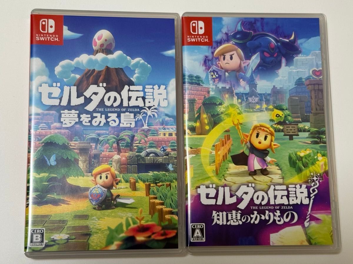 Switch】 ゼルダの伝説 知恵のかりもの 夢をみる島 二本セット｜Yahoo