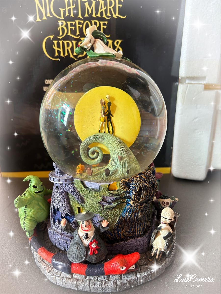 ナイトメア・ビフォア・クリスマス スノードーム オルゴール 20年以上