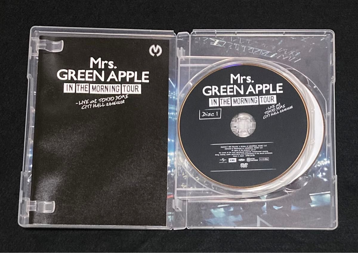 Mrs GREEN APPLE LIVE DVD 2枚 IN THE MORNING TOUR ENSEMBLE TOUR
