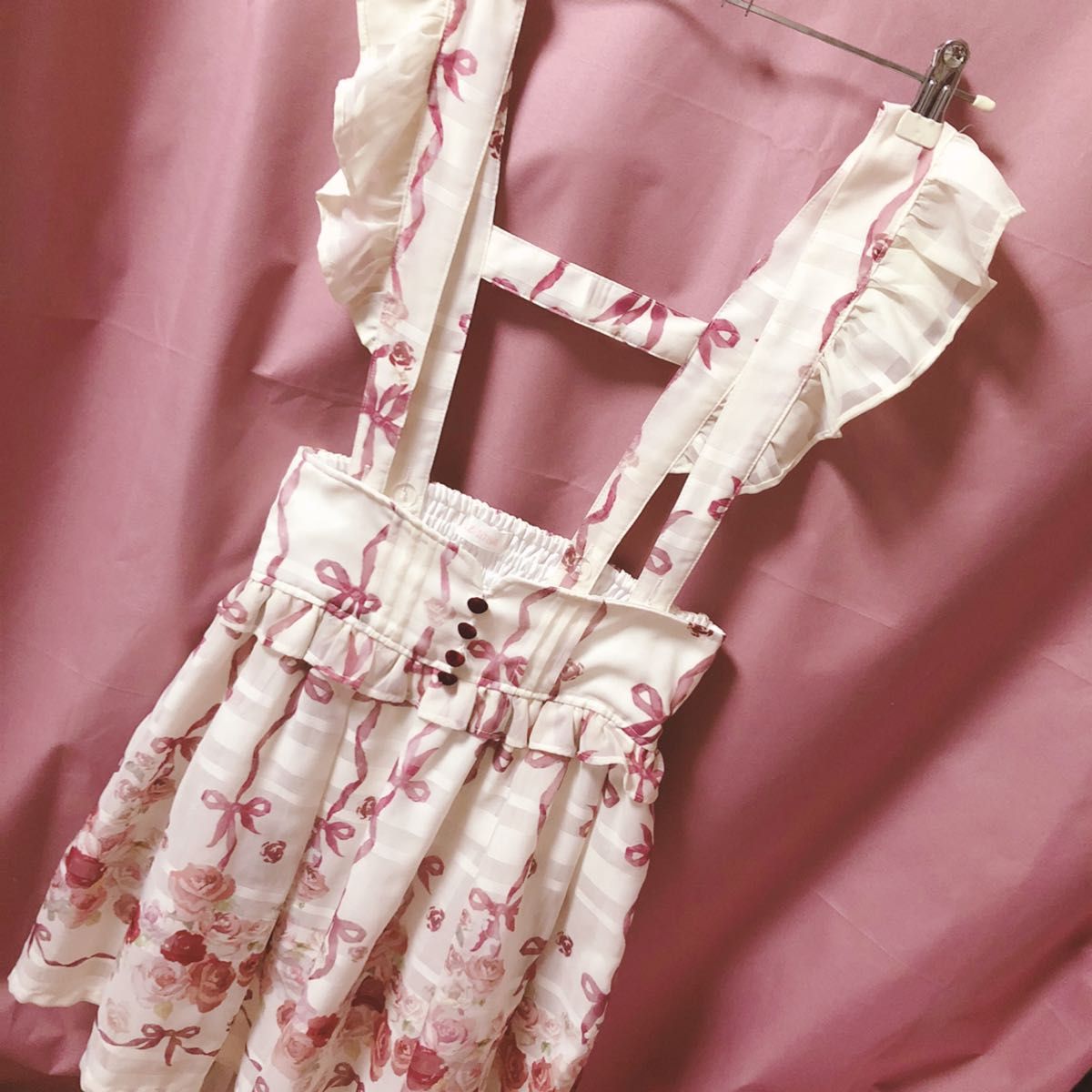 LIZ LISA LIZLISA リズリサ イングリッシュローズ柄スカート 花柄