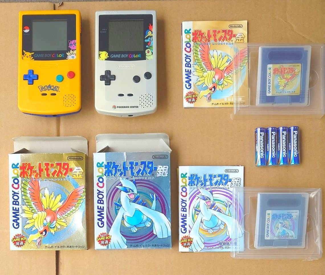店頭用チラシ Nintendo ゲームボーイカラー ポケットモンスター 金銀