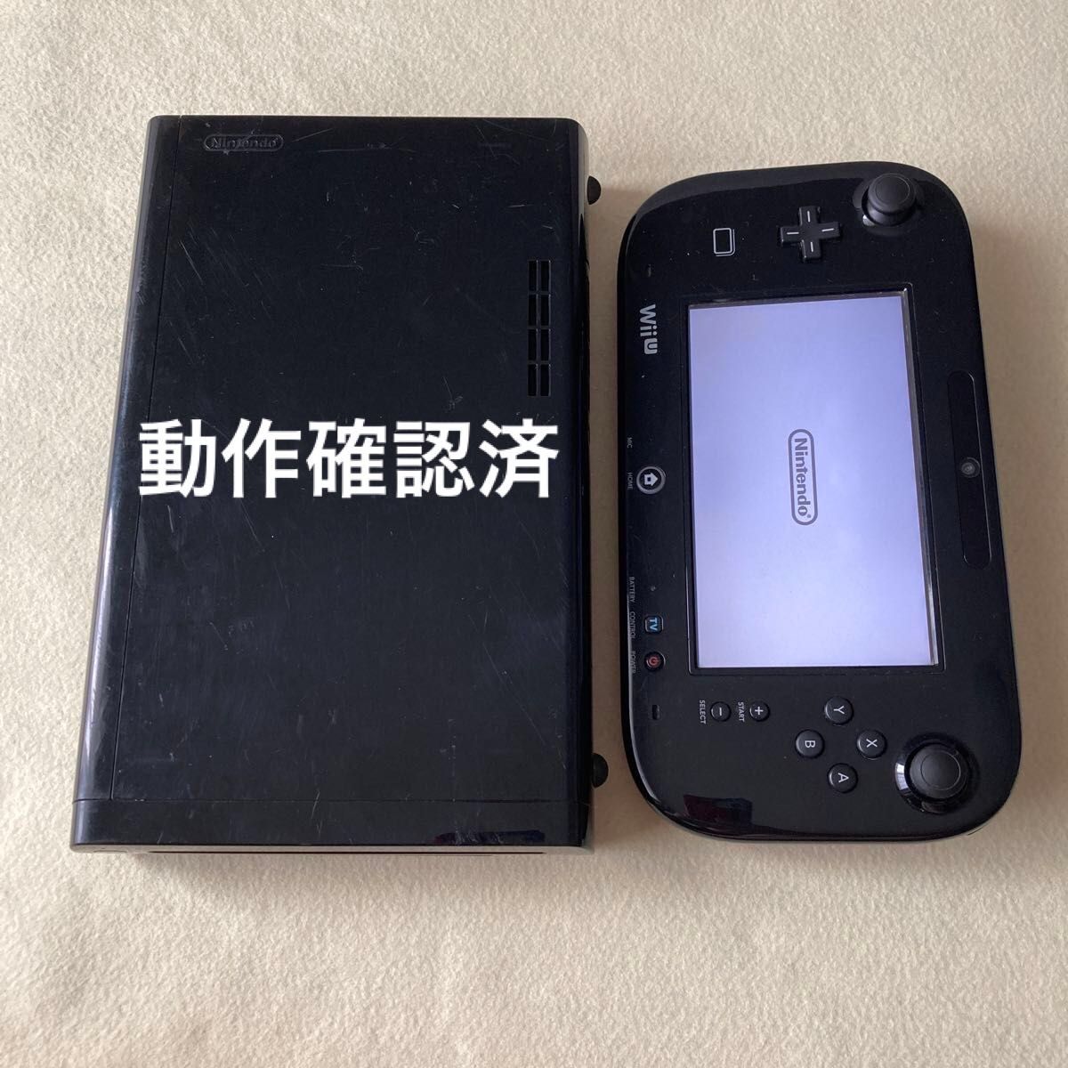 動作確認済】Wii U 本体・パッドセット 32GB ジャンク扱い Nintendo