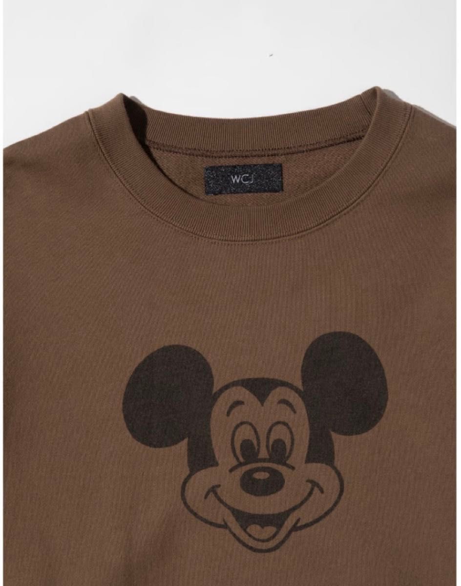 Disney collection WCJ SWEAT TOP ミッキー ブラウン 若槻千夏