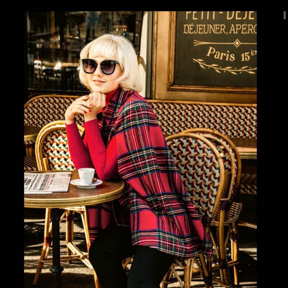 最終価格・値下げ不可 JENNE ブリジット・バルドー コラボ BB チェック