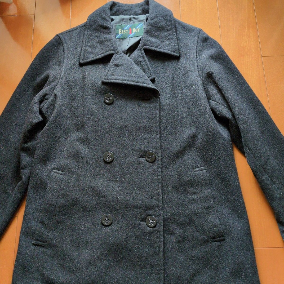 EASTBOY イーストボーイ Pコート チャコールグレー 9号｜Yahoo!フリマ