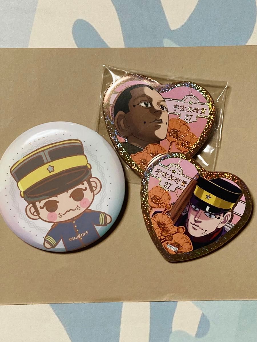 宇佐美時重 黄金バッジ 80個セット ゴールデンカムイ 黄金缶バッジ