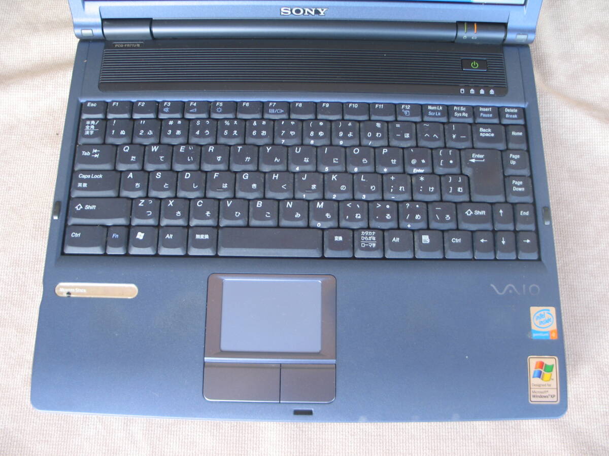 Yahoo!オークション - ソニー バイオ SONY VAIO PCG-FR77J/B 通電確認