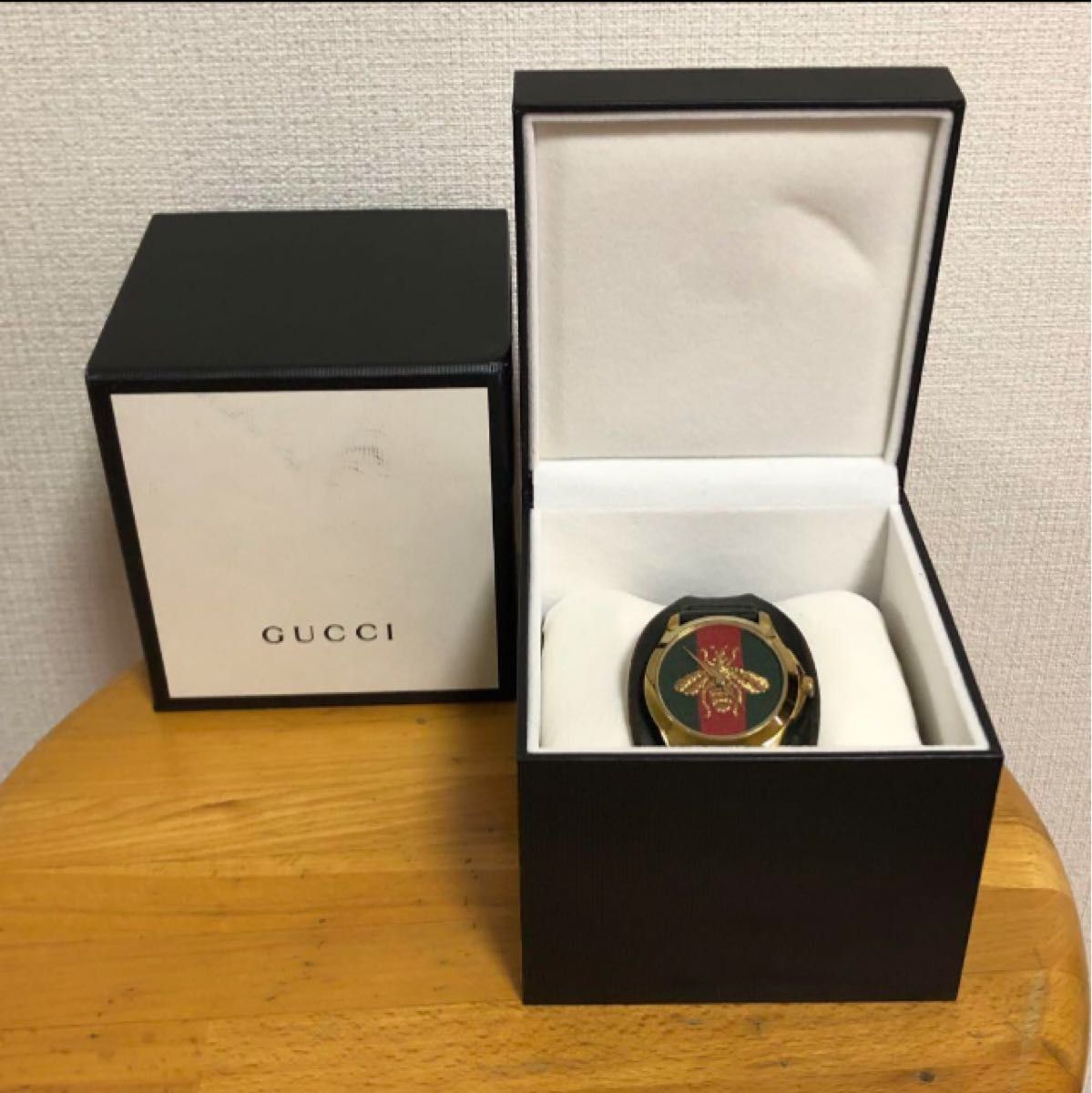 グッチ 腕時計 ビー 蜂 シェリーライン ゴールド グリーン 緑 ミケーレ