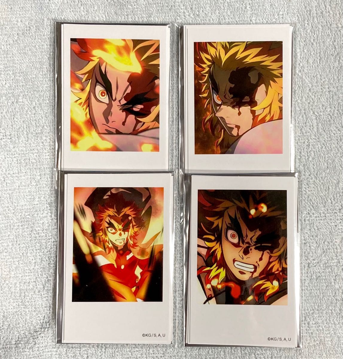 鬼滅の刃 煉獄杏寿郎 無限列車編 公開四周年記念 ランダム チェキ風