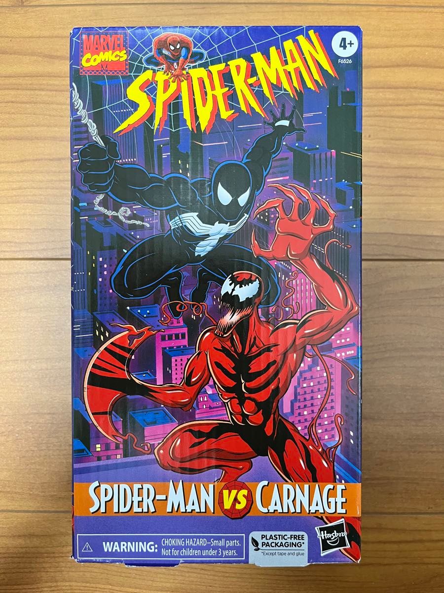 マーベルレジェンド スパイダーマン & カーネイジ VHSパッケージ +