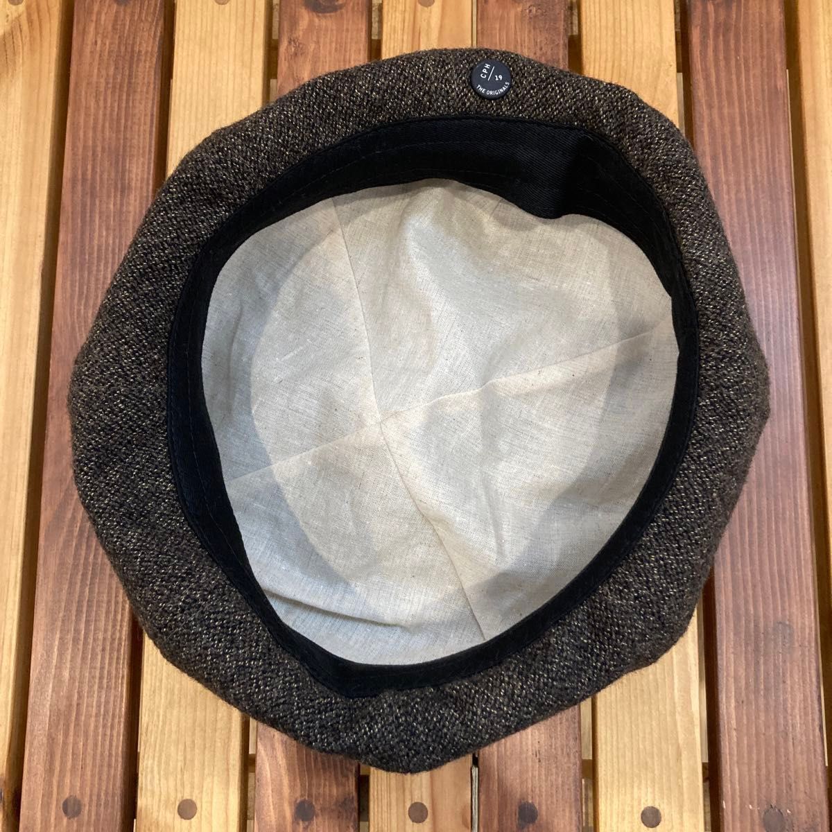 CPH BERET BROKEN WOOL BROWN HEATHER かわしまたかひろ Kawashima