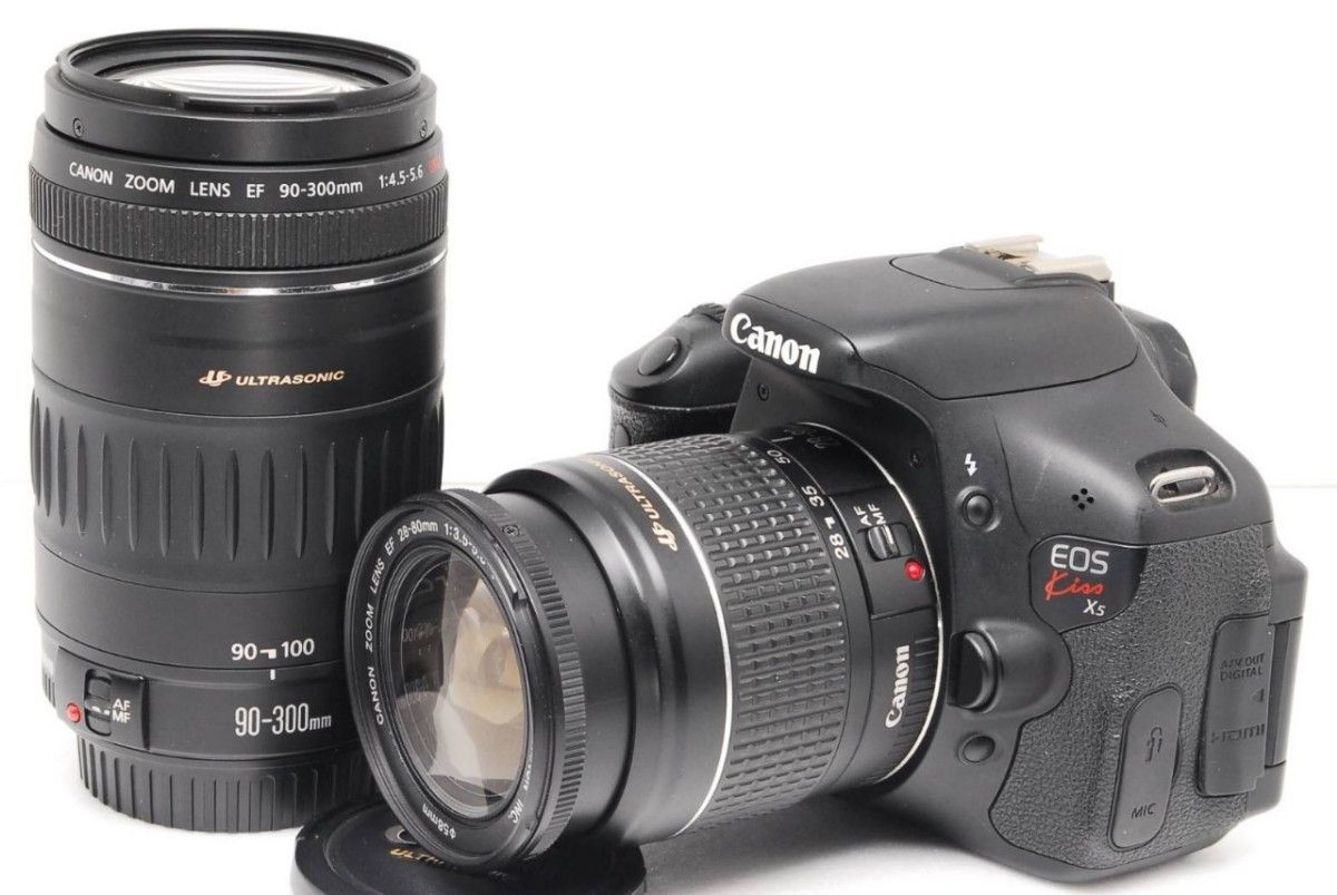 Canon EOS Kiss X5 ダブルレンズ スマホ転送 一眼レフ 初心者おすすめ