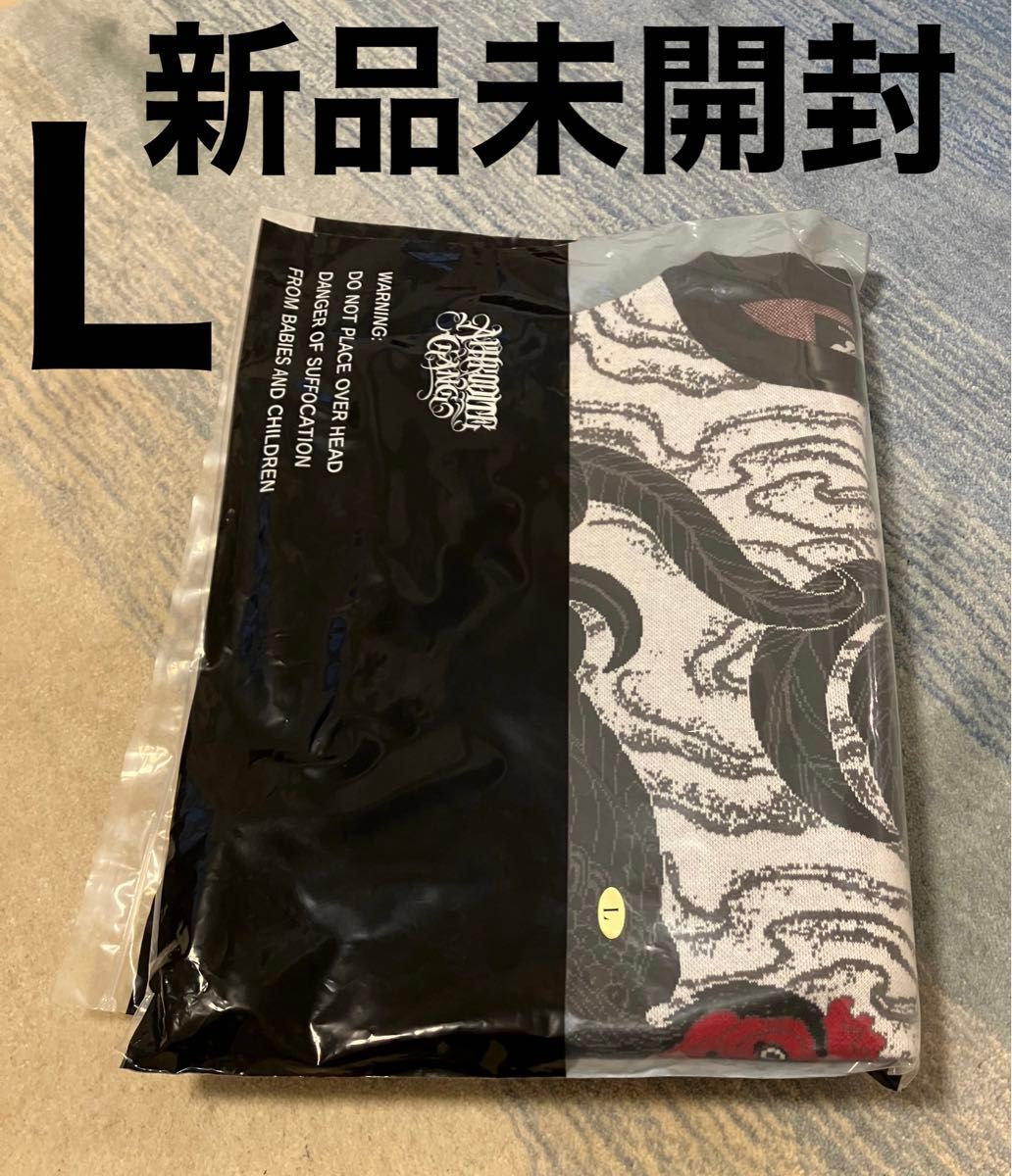 舐達麻 GAKKIN x BUDSPOOL 渦軍鶏 COTTON KNIT JACQUARD SWEATER 新品