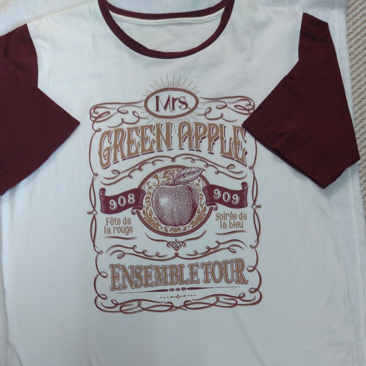 美品 Mrs GREEN APPLE ENSEMBLE TOUR 2018 Tシャツ ルージュ
