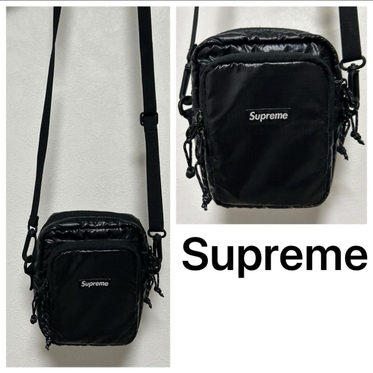 シュプリーム ショルダー バッグ ブラック Supreme ショルダーバッグ