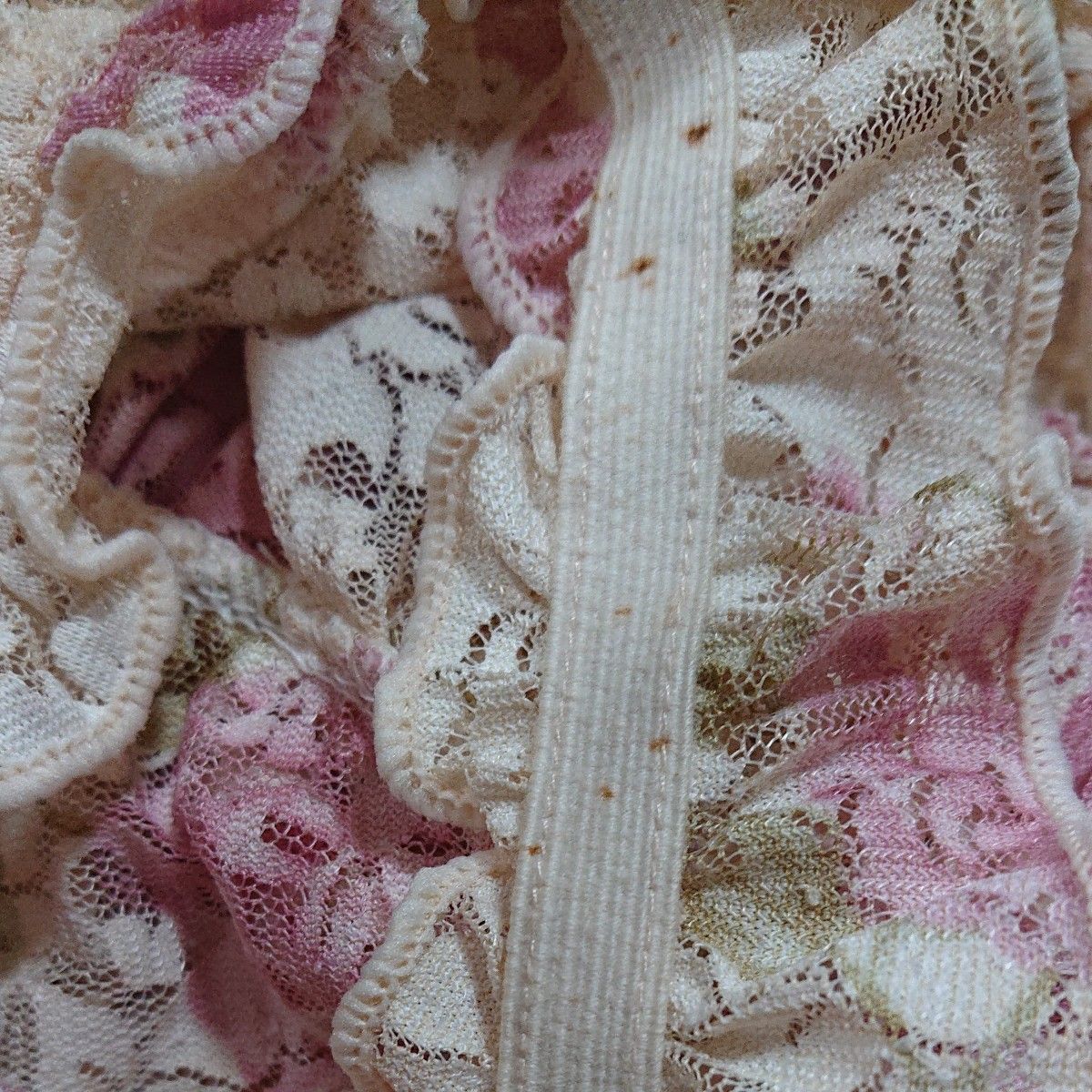 汚れあり 昔のLIZ LISA キャミソール レース花柄 リズリサ 難あり