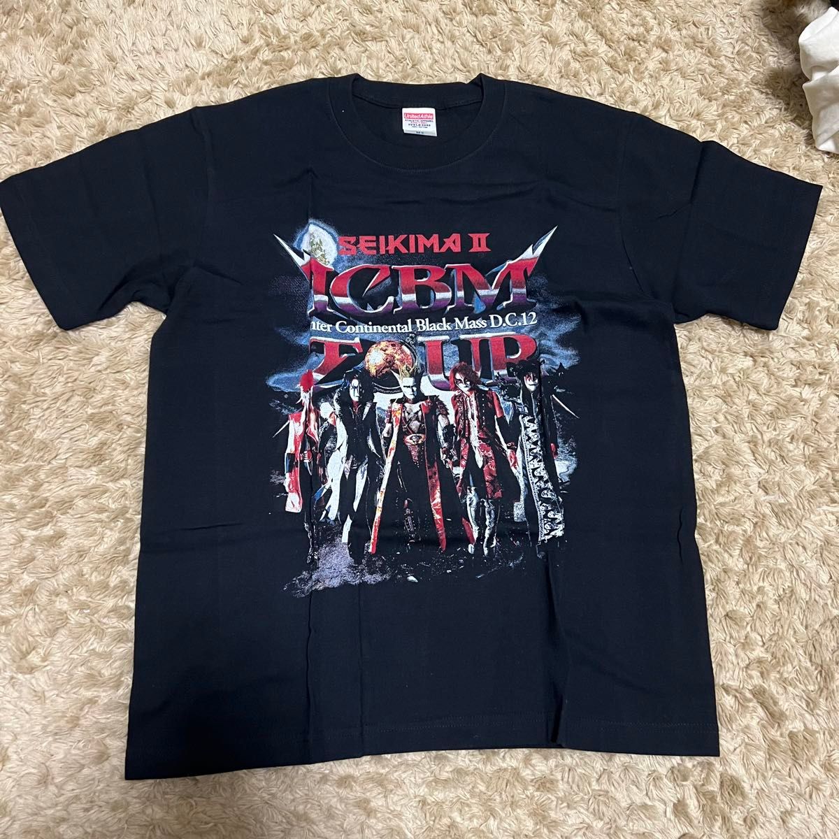 新品未着用 聖飢魔Ⅱ25周年 ICBMツアーTシャツ Mサイズ バンドTシャツ