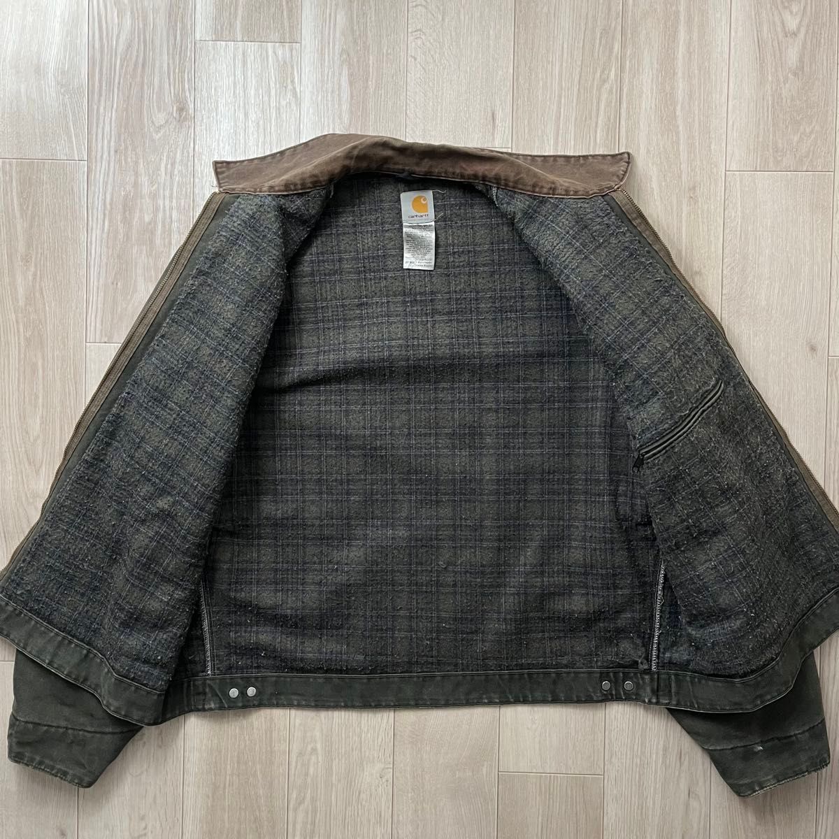 Carhartt USA製 デトロイトジャケット XL モスカラー J97MOS Detroit