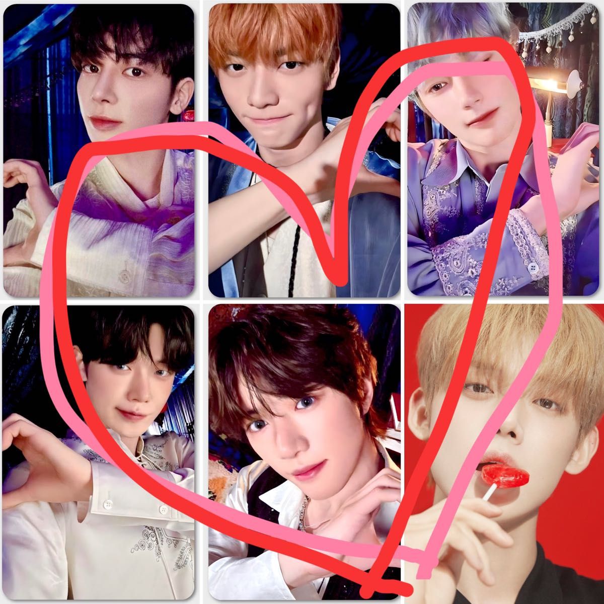 TXT FC membership 2024 アンケ一ト MOA トレカ5枚 TXT 2024アンケ一ト