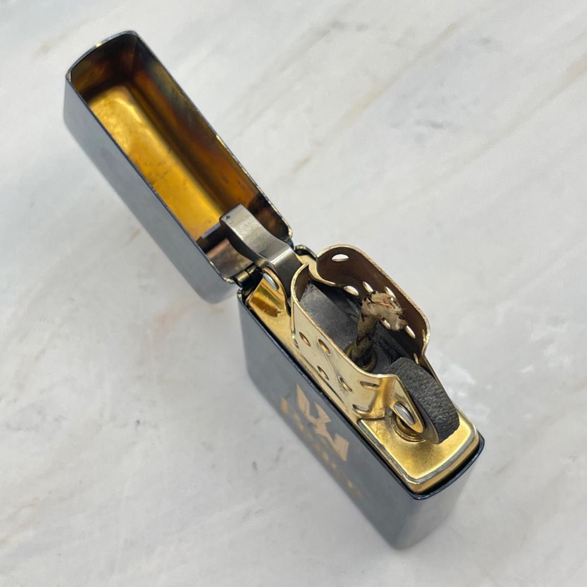 Zippo ジッポー Peace ピース ブルーチタン 1995年製 ビンテージ