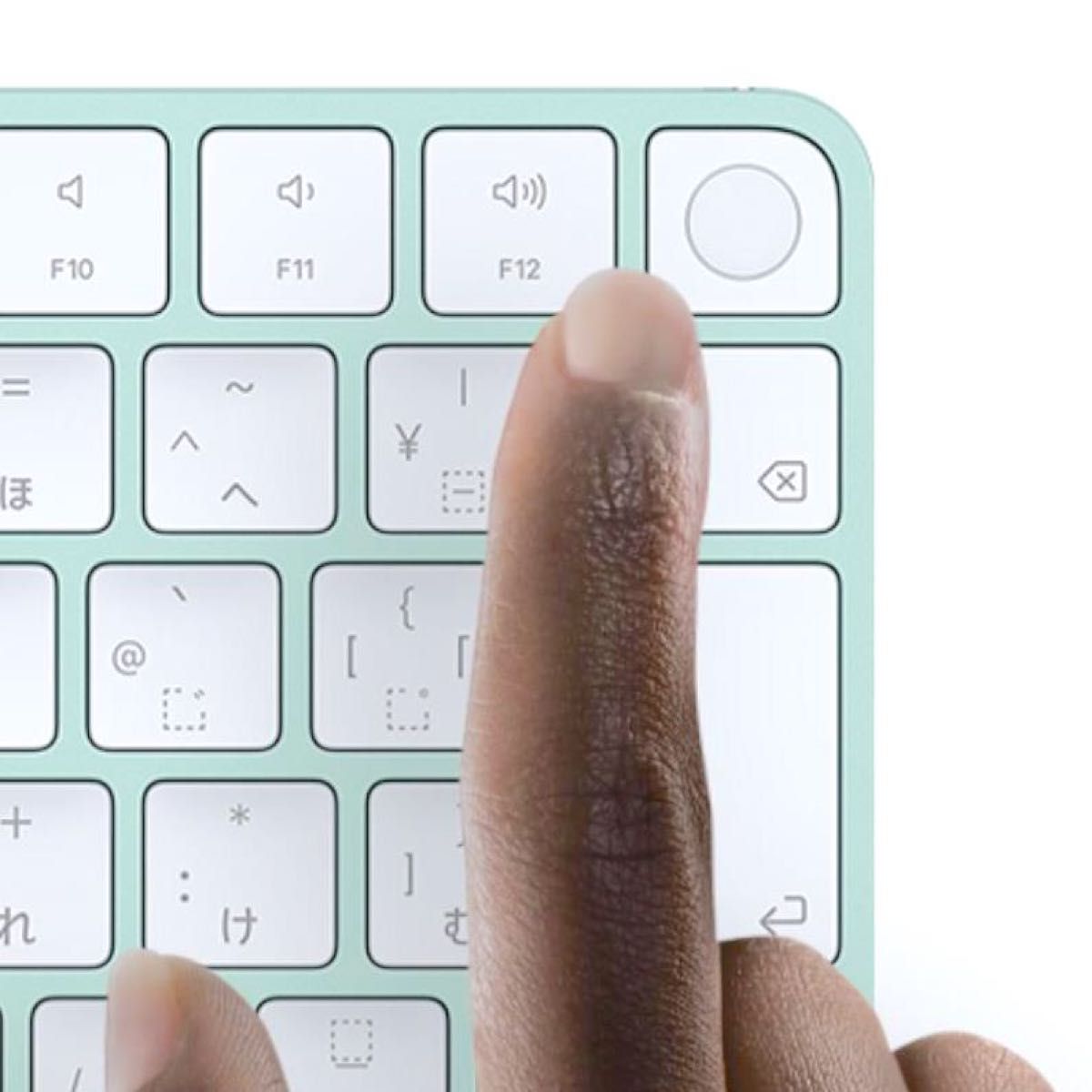 新品にちかい/1回使用】グリーン Apple Magic Keyboard マジック