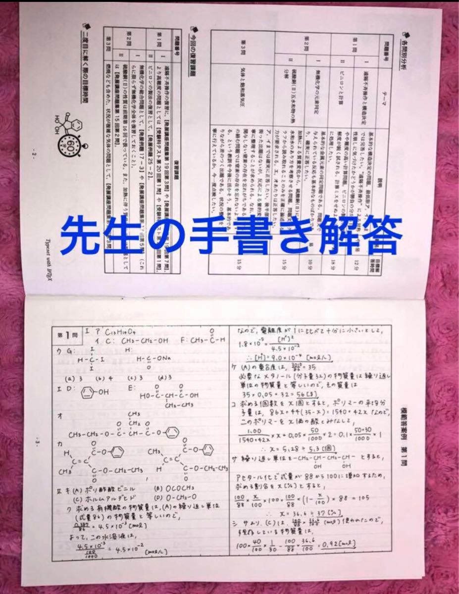 鉄緑会 化学 入試化学演習 全12回 問題と解説全セット｜Yahoo!フリマ