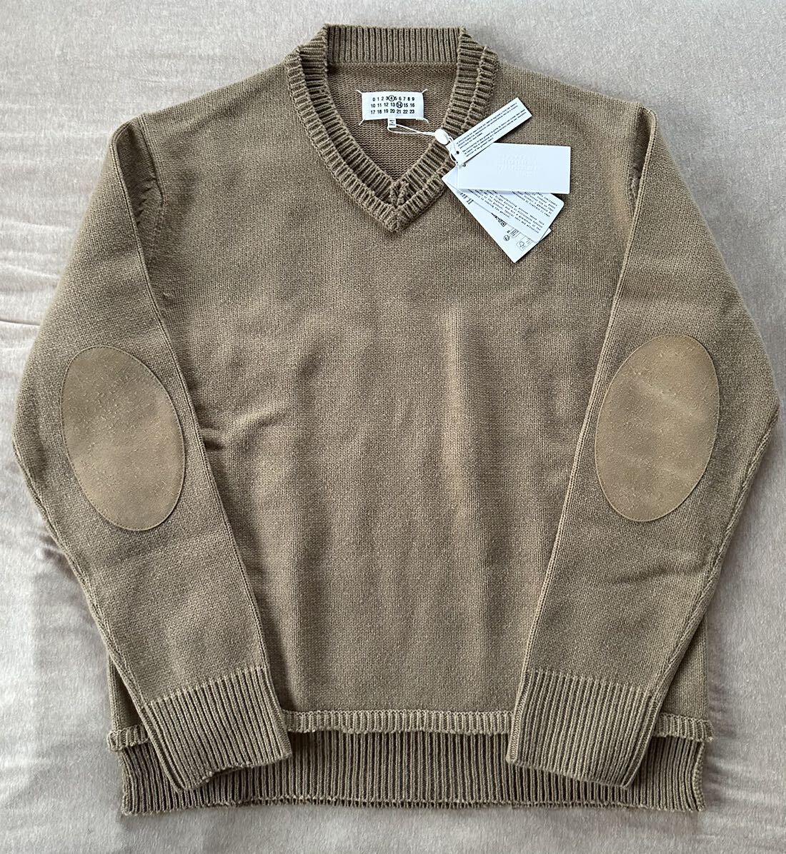 XL新品64%off メゾンマルジェラ エルボーパッチ ニット セーター