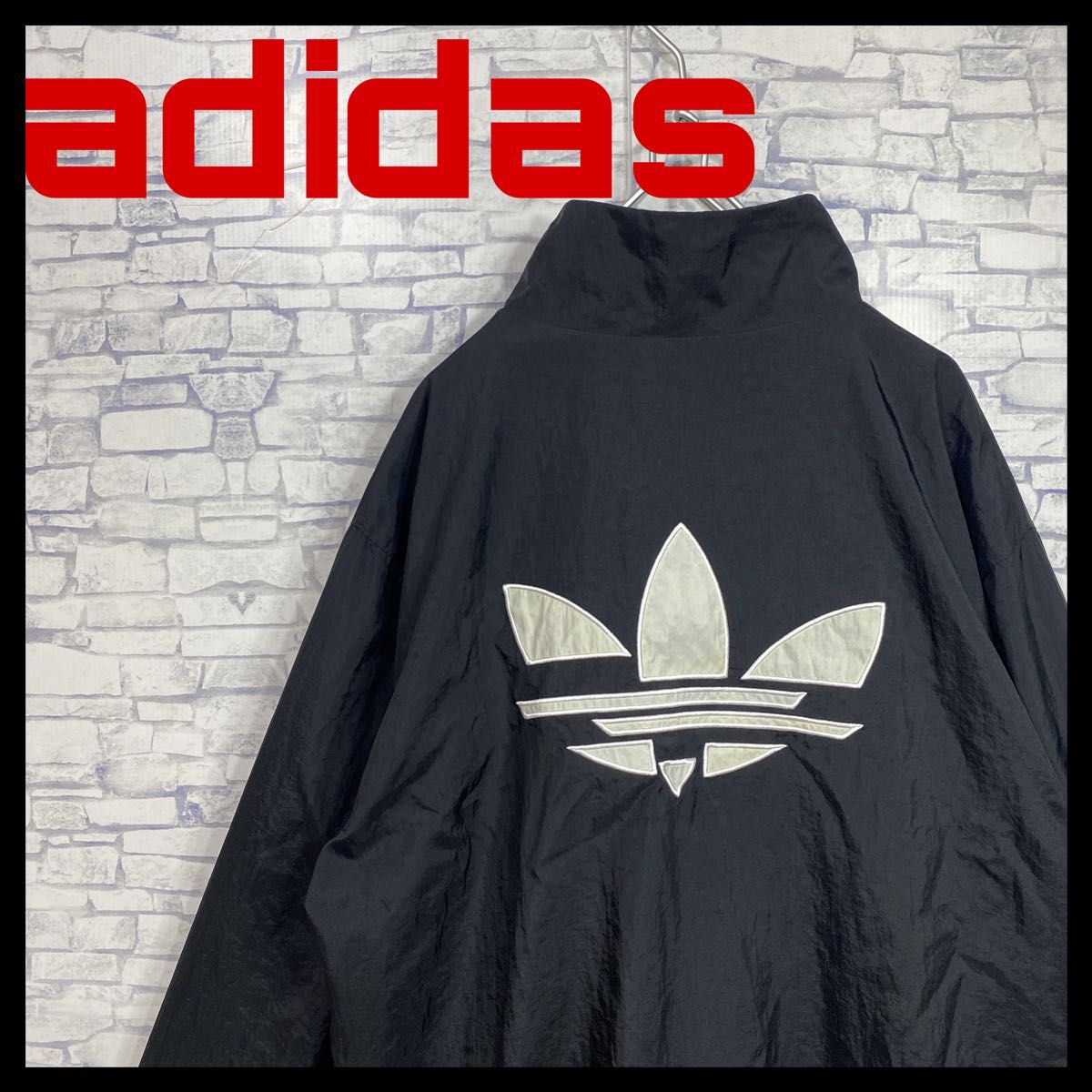 adidas アディダス トレフォイル刺繍ロゴ バックロゴ ナイロン