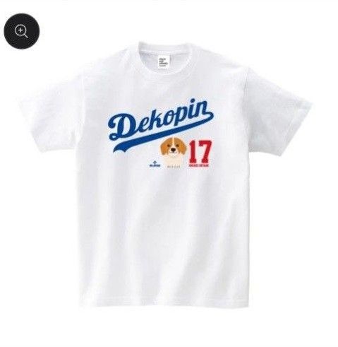 デコピン MLB正規品 大谷翔平 白 Lサイズ Tシャツ dekopin White