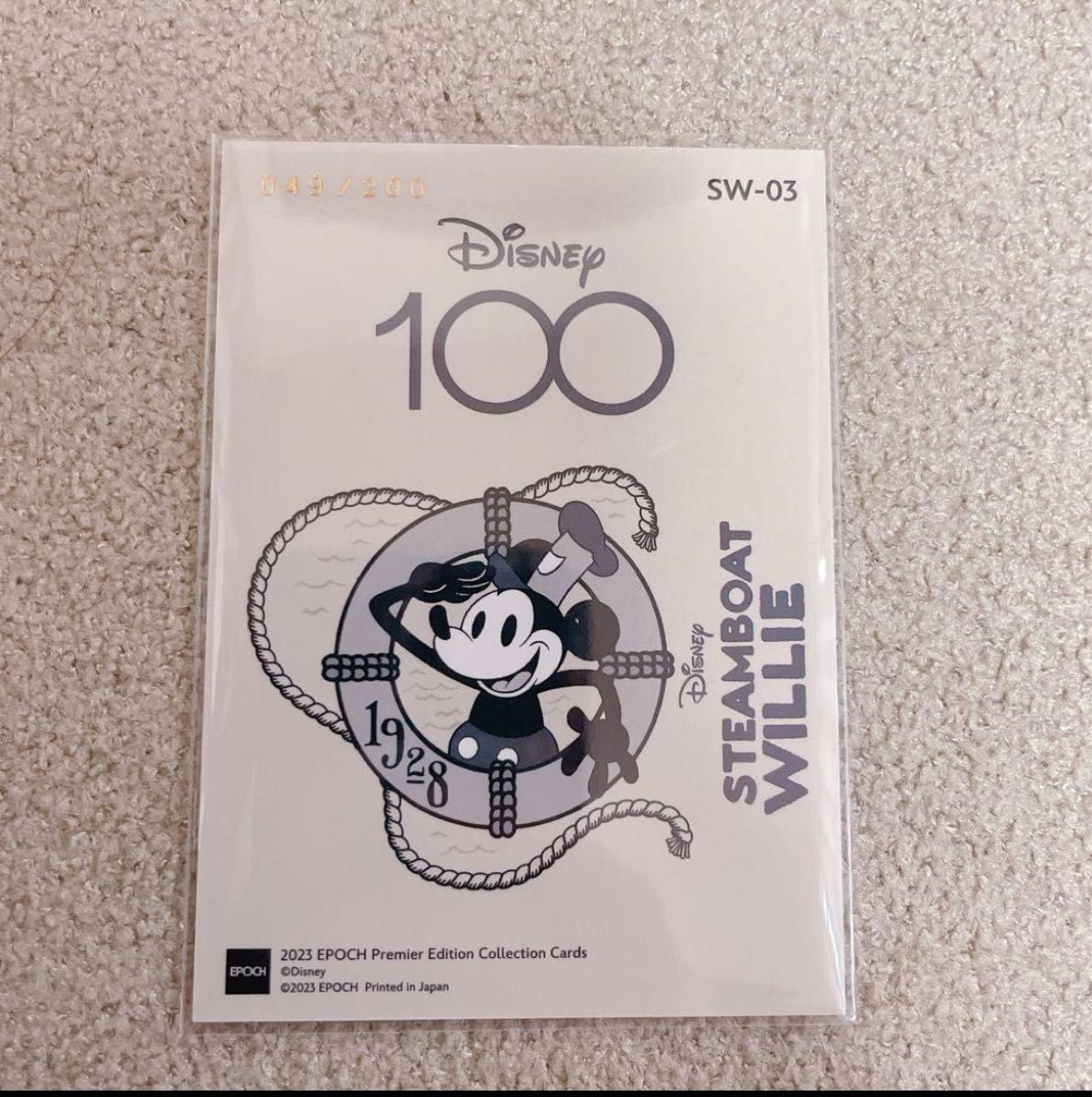ディズニー100 エポック 蒸気船ウィリー 200枚限定｜Yahoo!フリマ（旧