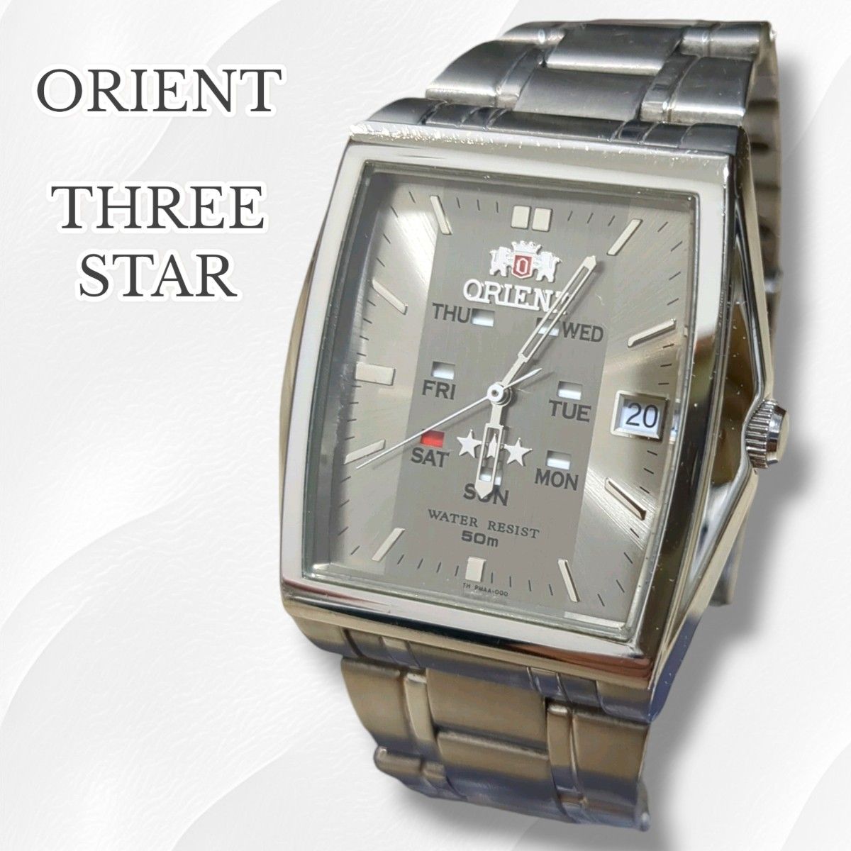 希少】ORIENT オリエント スリースター スクエア 自動巻｜Yahoo!フリマ