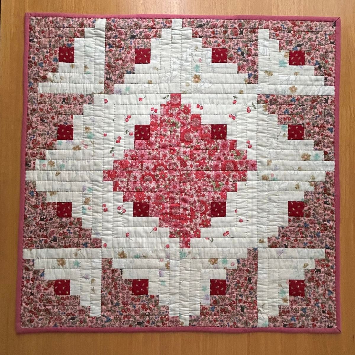 パッチワークキルト ログキャビン｜Yahoo!フリマ（旧PayPayフリマ）