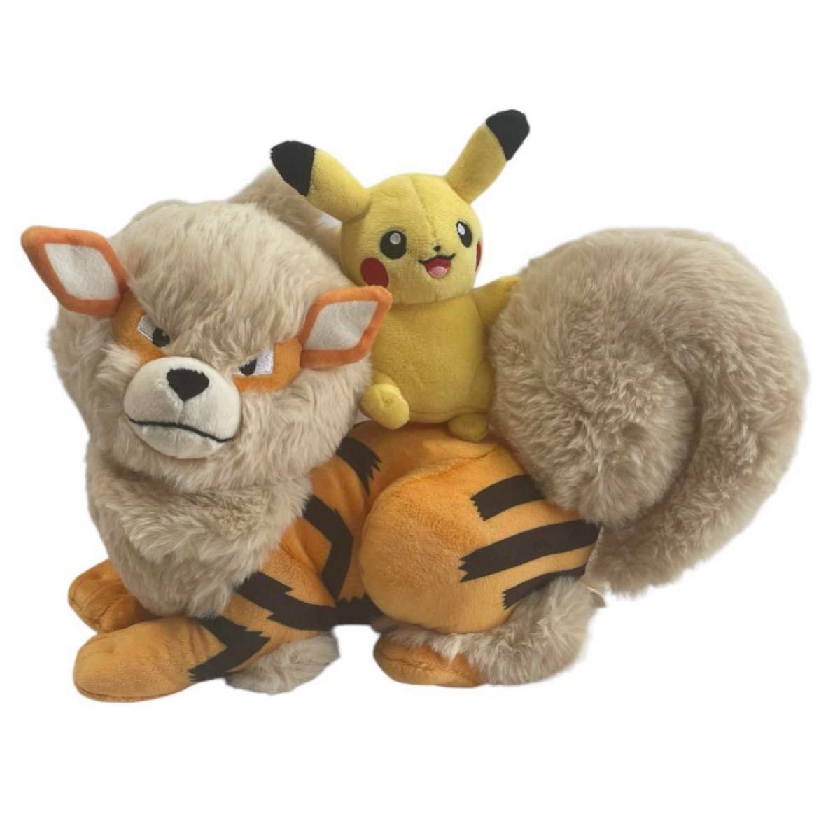 新品タグ付き】ポケモンセンター ウインディ×ピカチュウ ぬいぐるみ