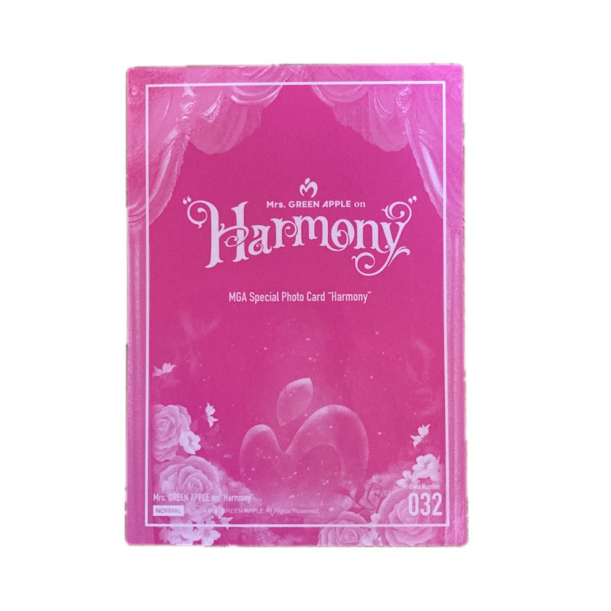 Mrs GREEN APPLE ミセスグリーンアップル ミセス フォトカ Harmony