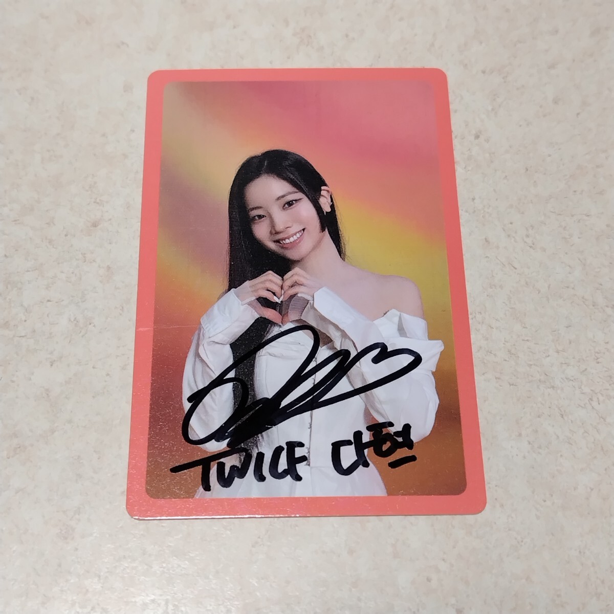 ダヒョン チェキ ENEMY サイン ポラロイド TWICE twice TWICE THIS IS