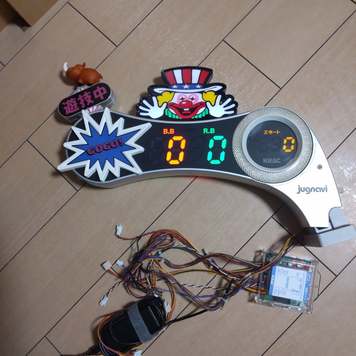 ジャグナビ1 ジャグラー 家庭用 制御ボックス 配線 電源ケーブル 付き